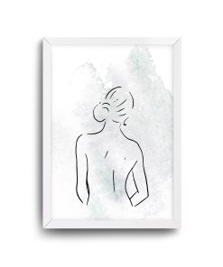 Minimal Art White Frame yoga 4 A4