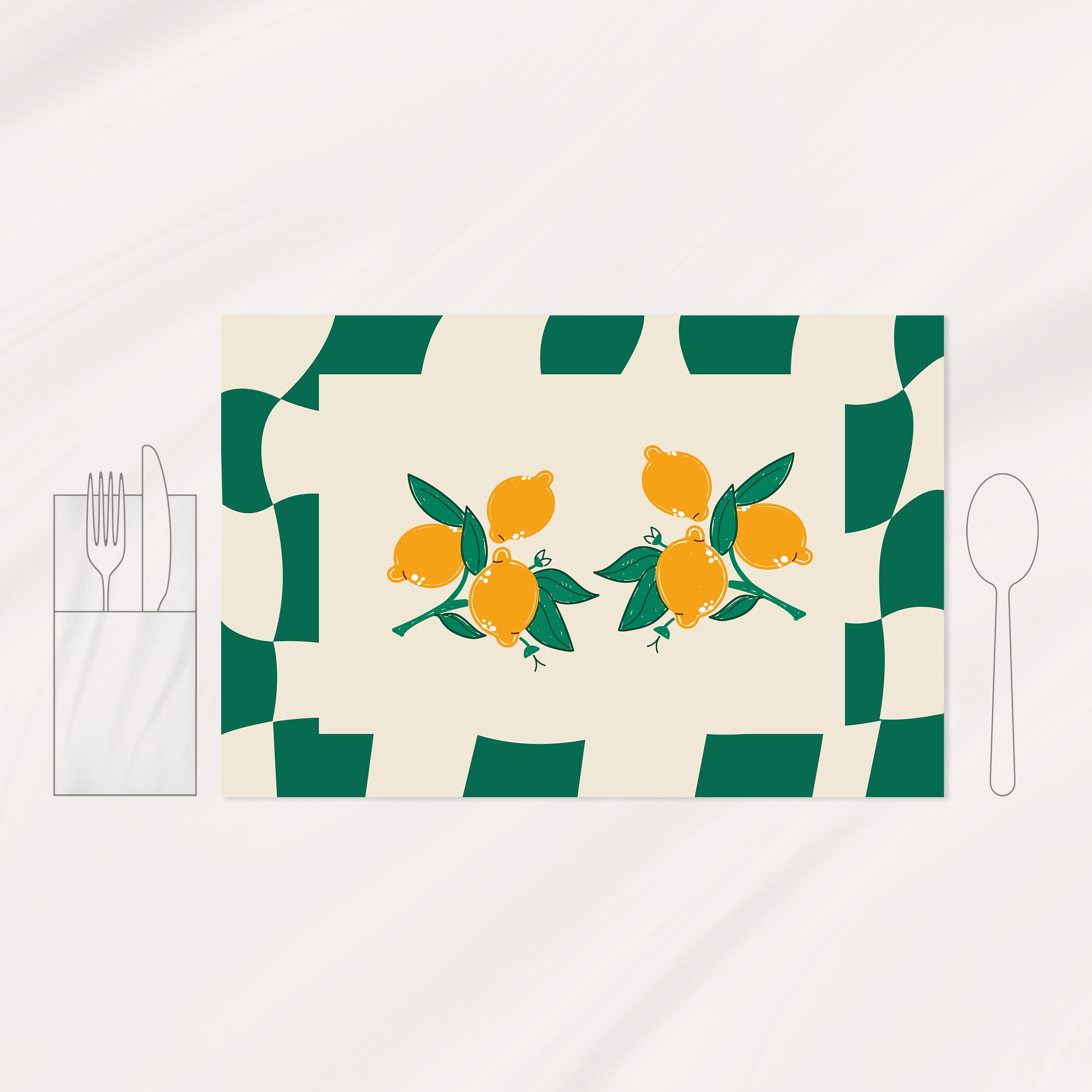 زیربشقابی پاپ آرت│Citrus 3 17a