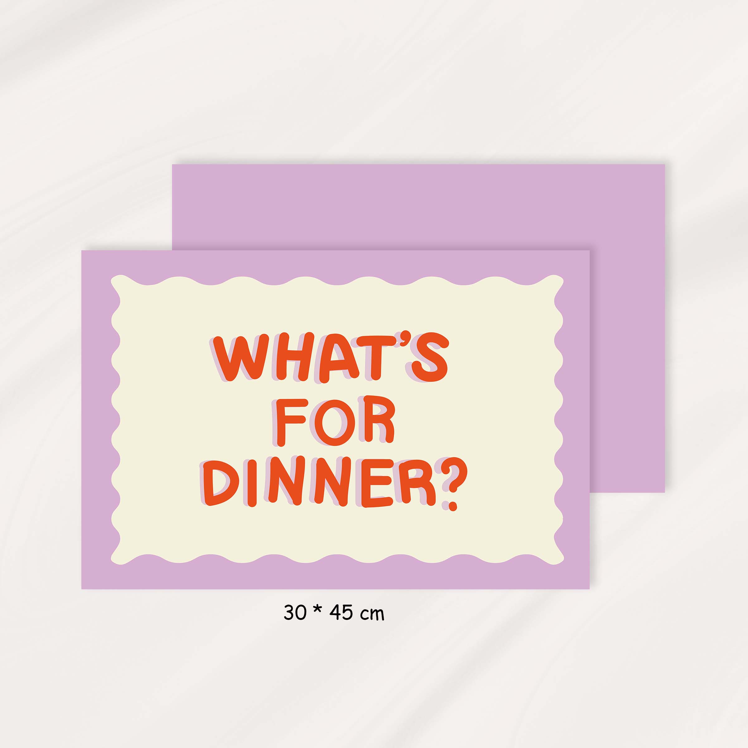 زیربشقابی پاپ آرت│What's For Dinner 4 2b