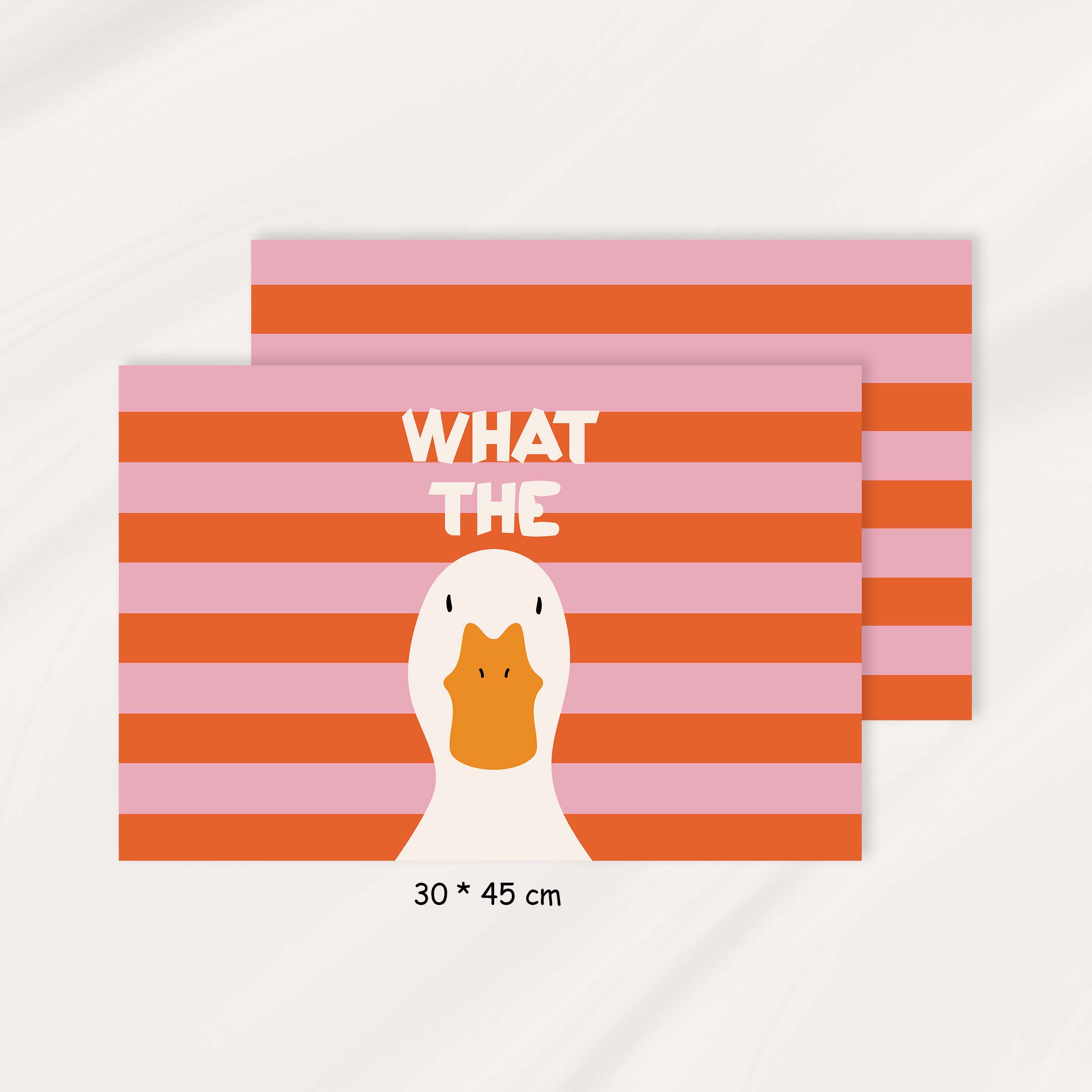 زیربشقابی پاپ آرت│What the Duck 4 3b