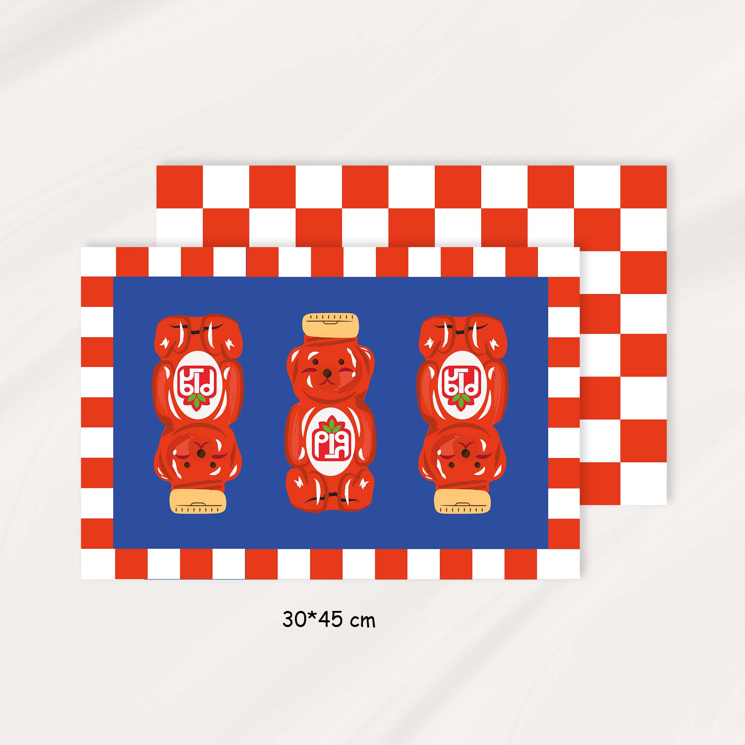 زیربشقابی پاپ آرت│سس خرسی 4 4b