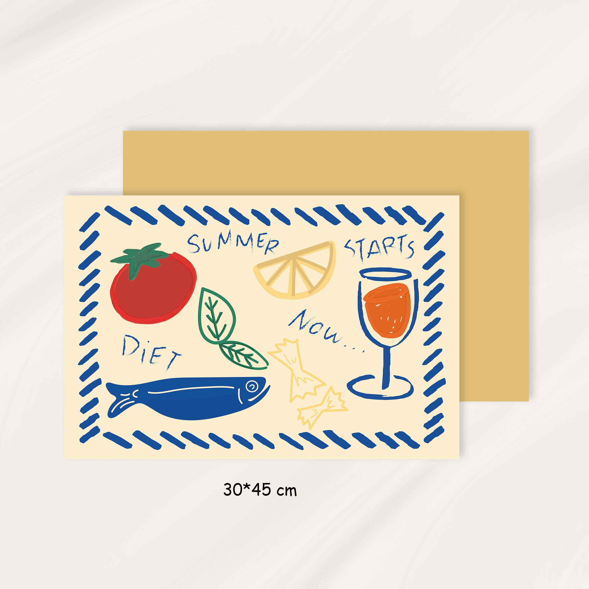 زیربشقابی پاپ آرت│Summer Diet 4 5b