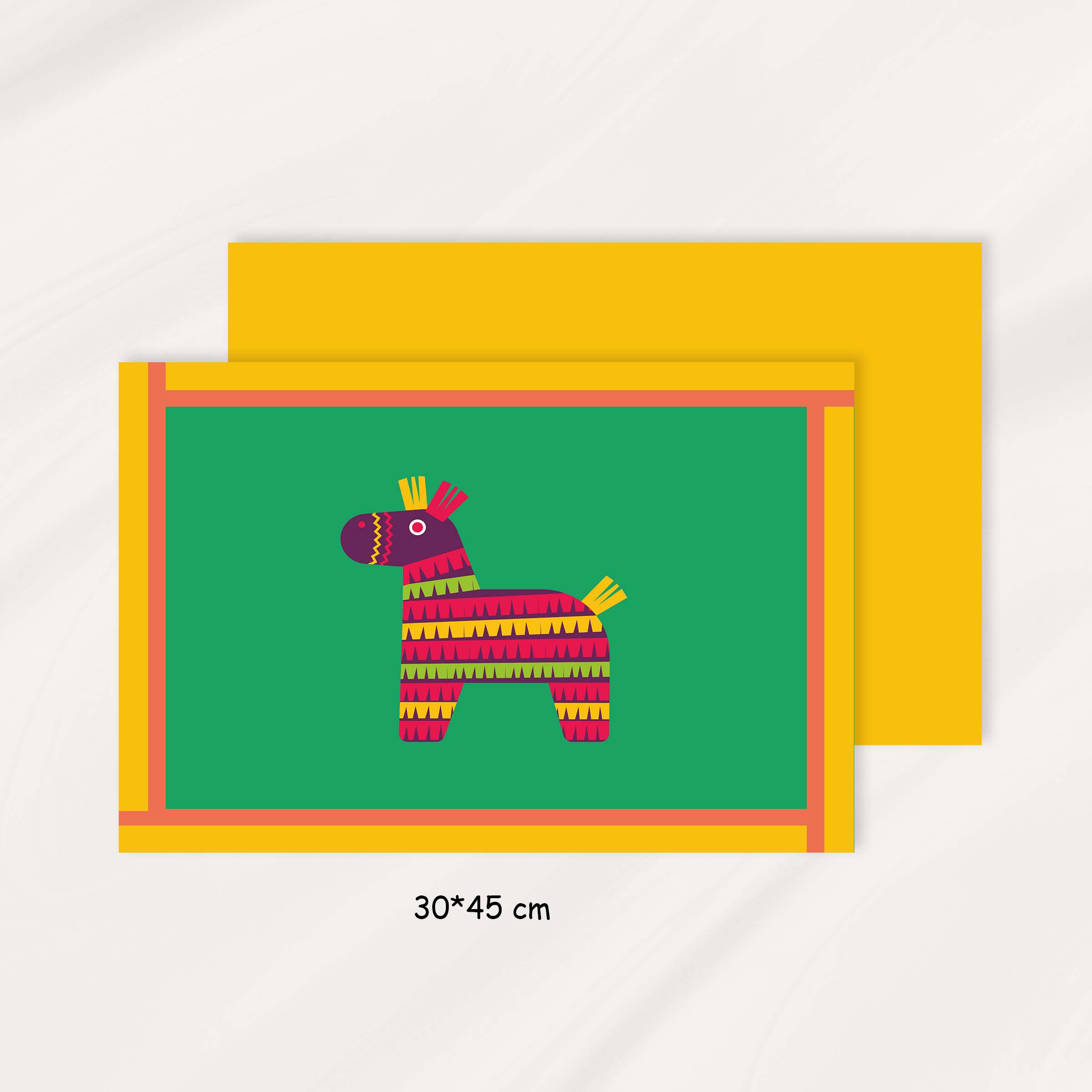 زیربشقابی پاپ آرت│Donkey Pinata 4 6b