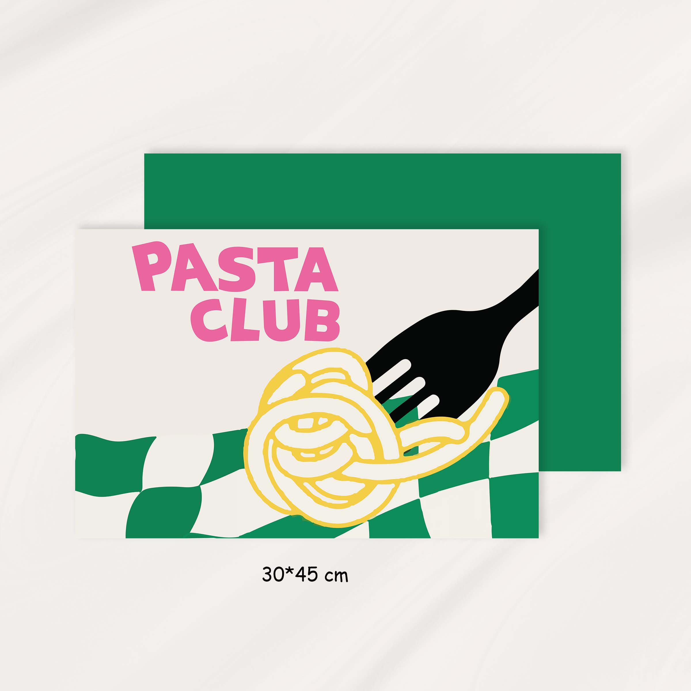 زیربشقابی پاپ آرت│Pasta Club 4 7b