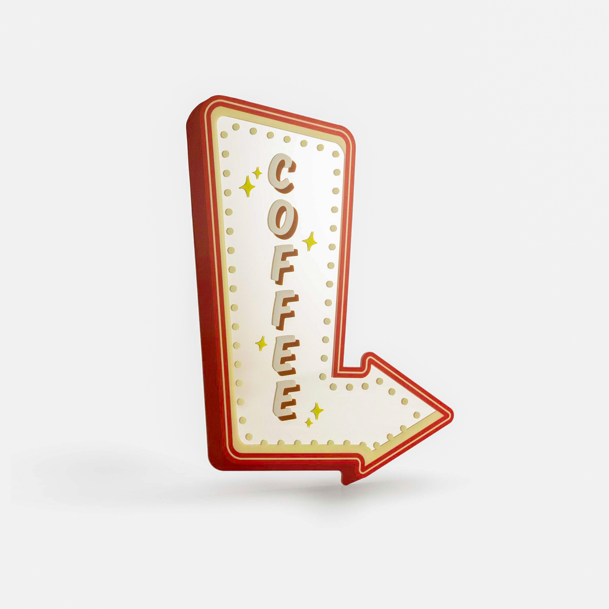 Coffee Sign (Red) 3 IMG 8368