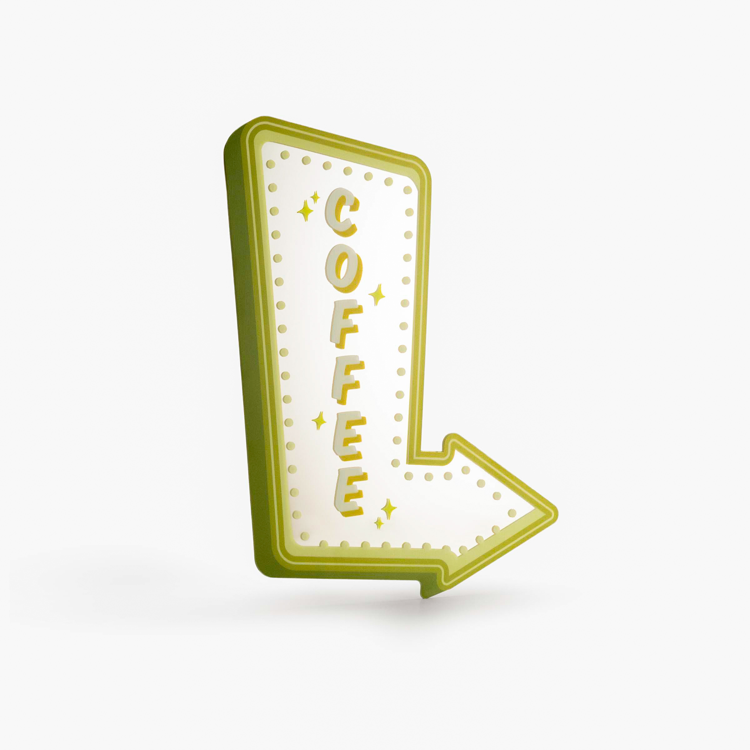 Coffee Sign (Green) 3 IMG 8369