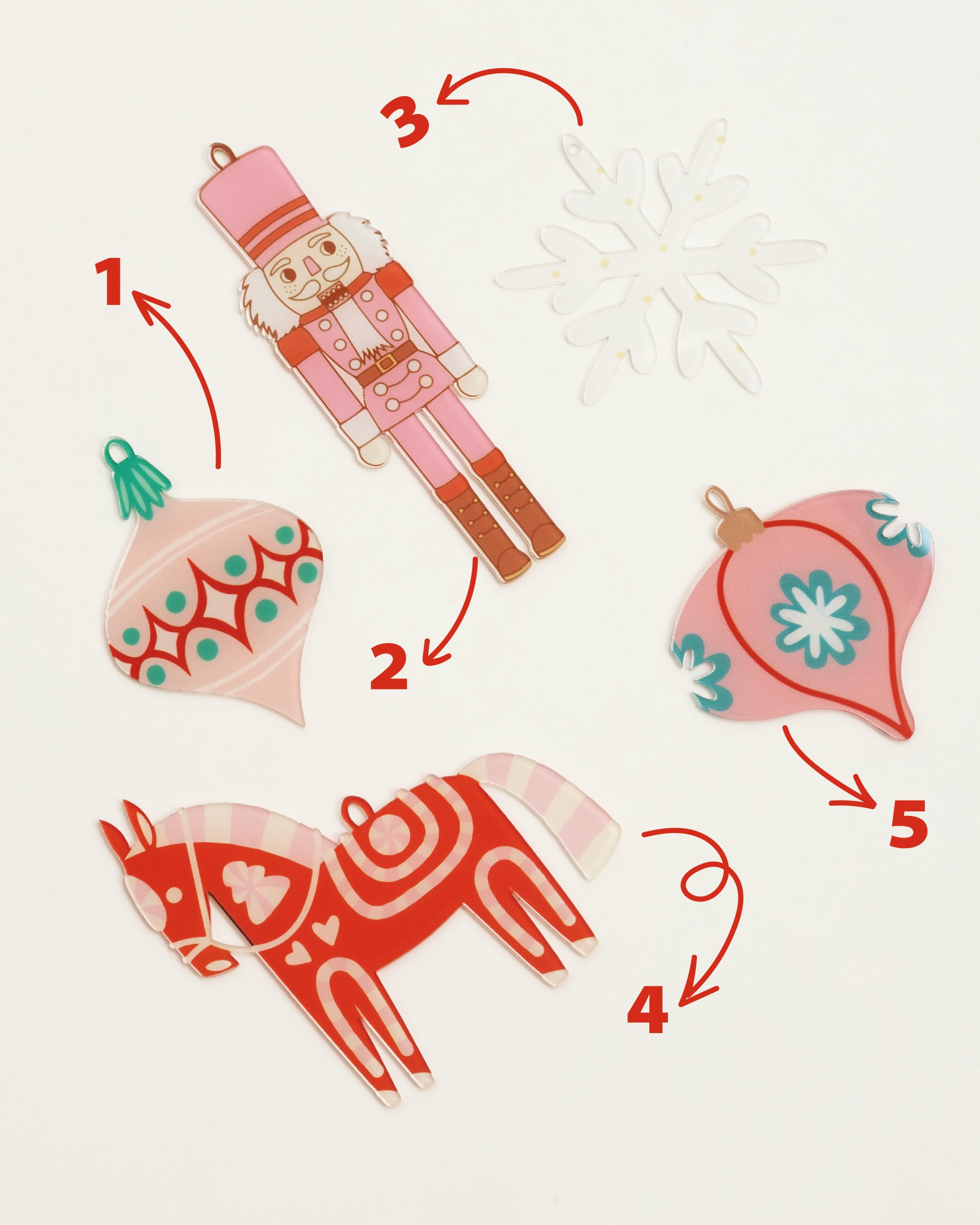 آویز درخت کریسمس - صورتی 3 Untitled 13 01 scaled