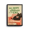 All Guests Must Be Approved By The Cat 1 web black A42