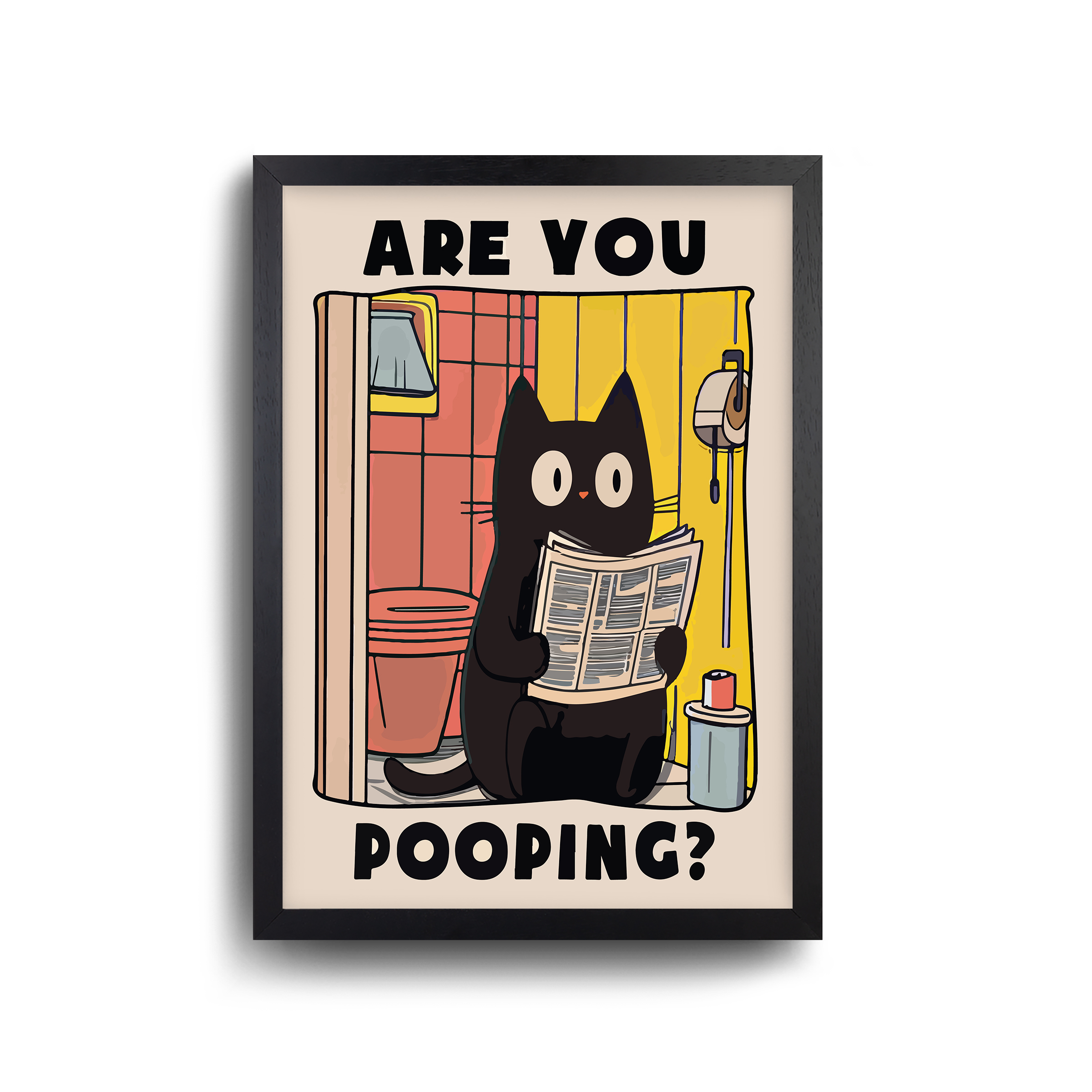(Are You Pooping? (Cat 3 web black A444